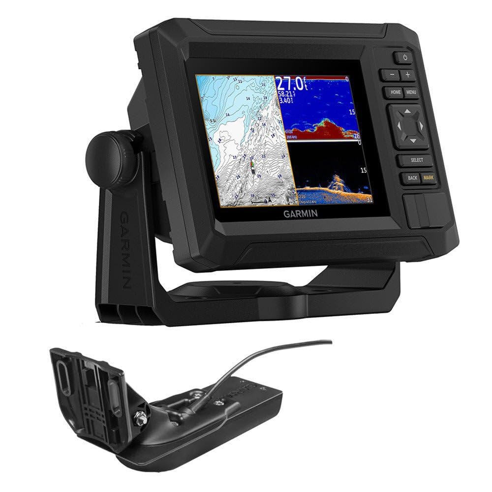 Garmin ECHOMAP UHD2 54CV Chartplotter/Fishfinder with US Coastal Maps and GT20-T