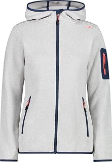 CMP Women's Knitted Tech Jacket with Fixed Hood