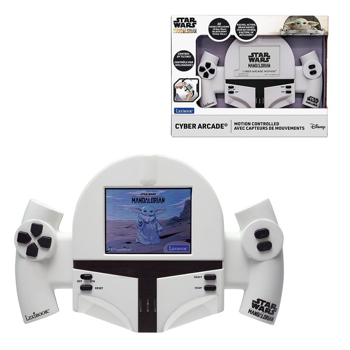 Lexibook, Star Wars Cyber Arcade Motion Console, JL3180SW | 50 games, 10 Star Wa