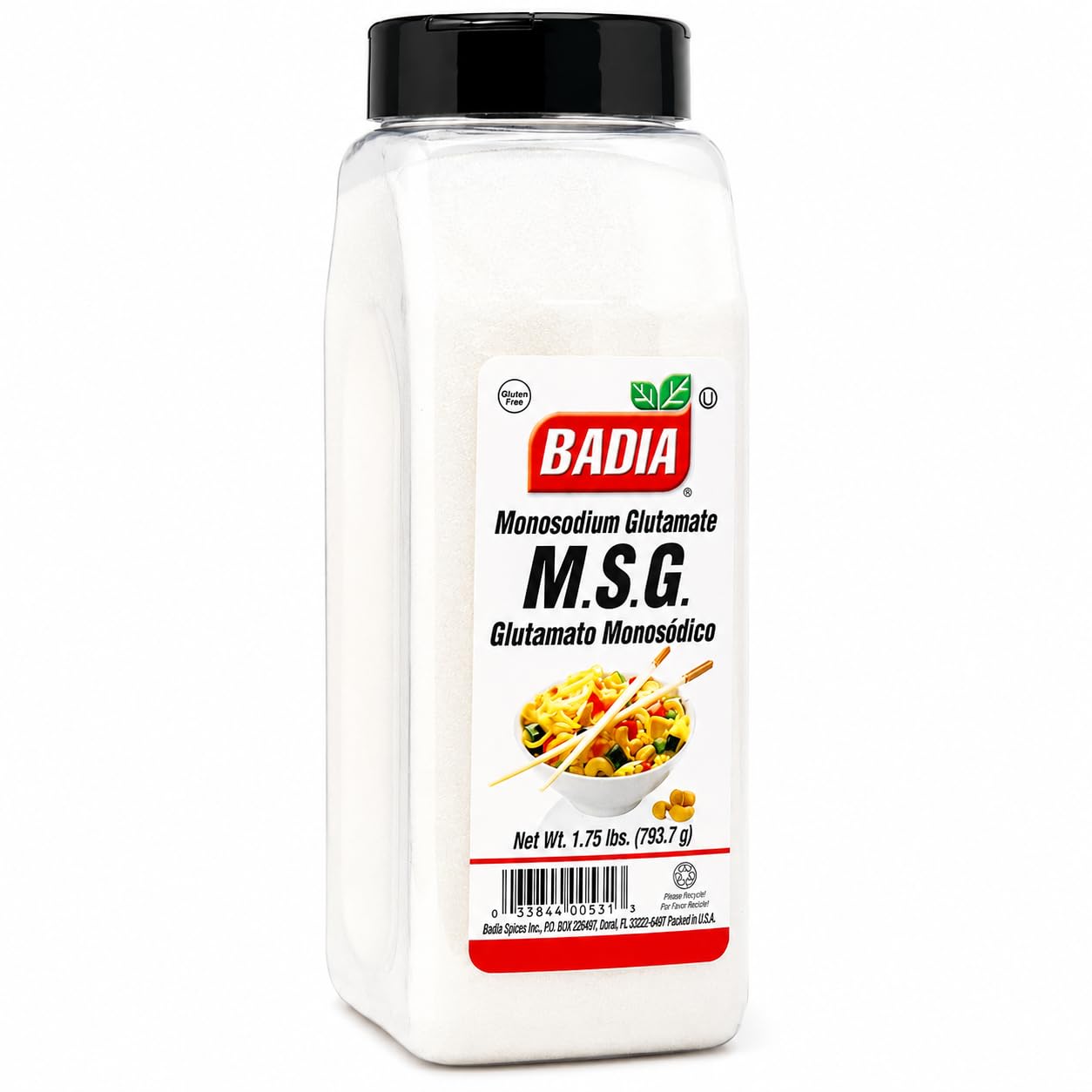 Badia MSG Seasoning, 28 oz – Monosodium Glutamate | Monosodium Glutamate, Flavor