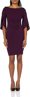 Tommy Hilfiger Scuba Flutter Sleeve Sheath Dress