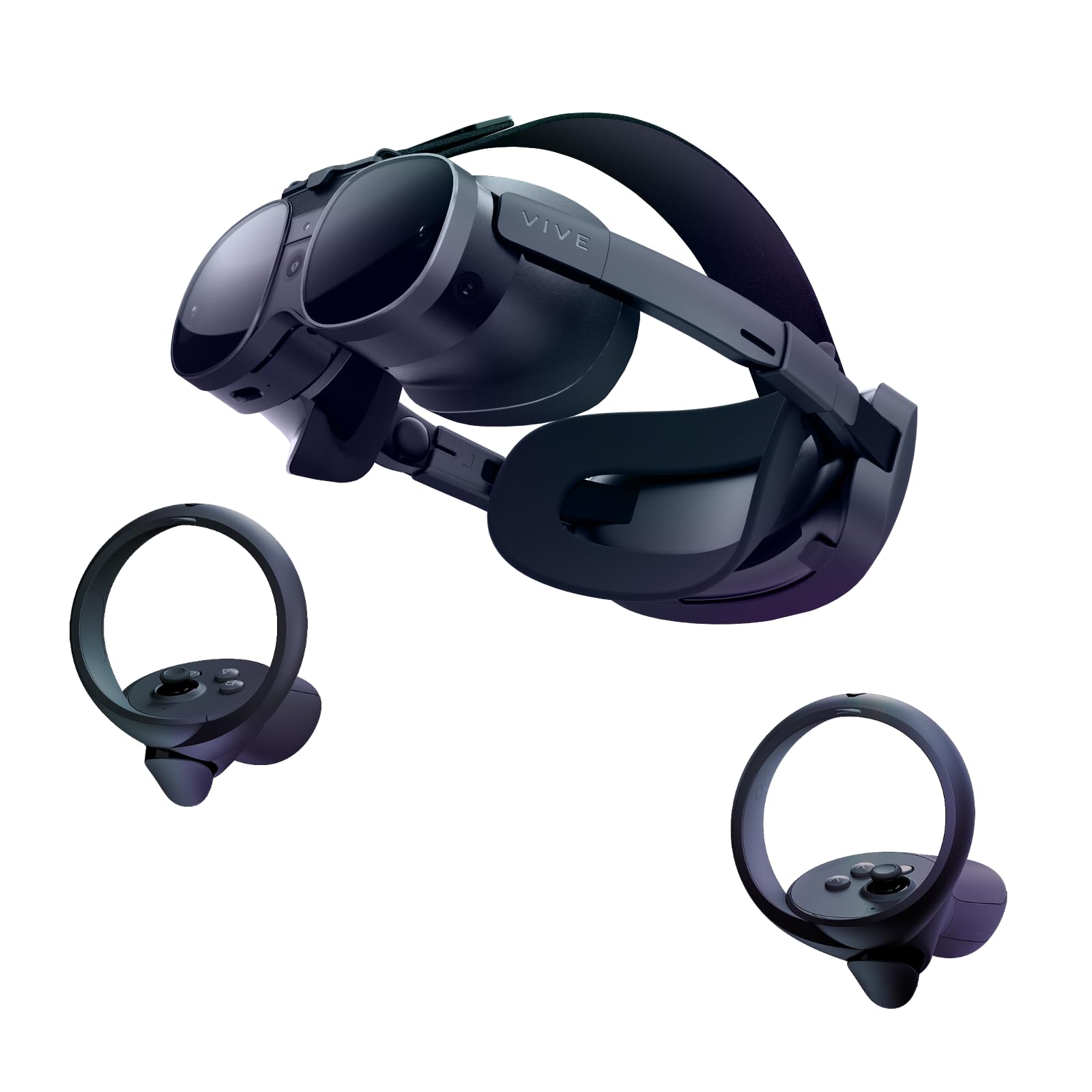 HTC Vive XR Elite with Deluxe Pack — Mixed Reality and PC VR Headset + Controlle