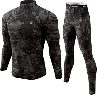 Mens Thermal Underwear Long Johns Set Cold Weather Hunting Base Layer