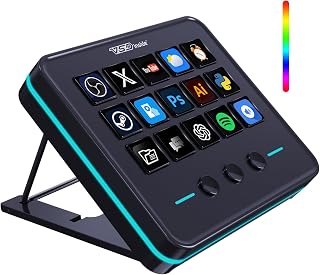 VSD M18 Macro Pad Programmable Keypad, Stream Controller Streaming Deck, Customizable LCD keys, Gaming shortcut keyboard, USB sound board, Trigger actions in OBS, Twitch, YouTube, Works with PC Mac