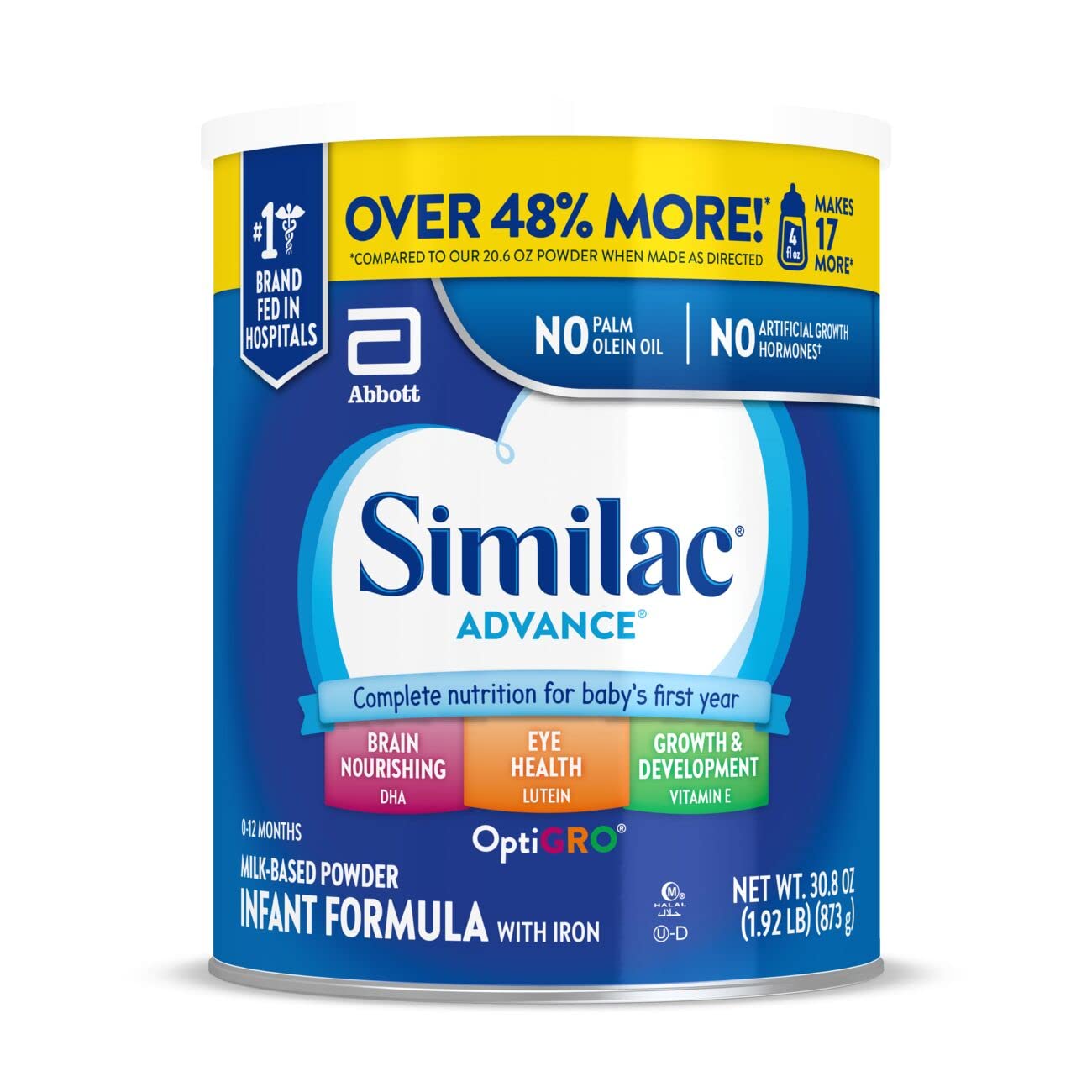 Similac Advance Baby Formula Powder With Iron, Inspired by Breast Milk | Nutriti