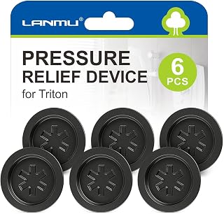 LANMU Pressure Relief Device for Triton Electric Showers | 6 Pack PRD Disc Seals Cover Valve, Shower Spares Parts, Replace of 82800450