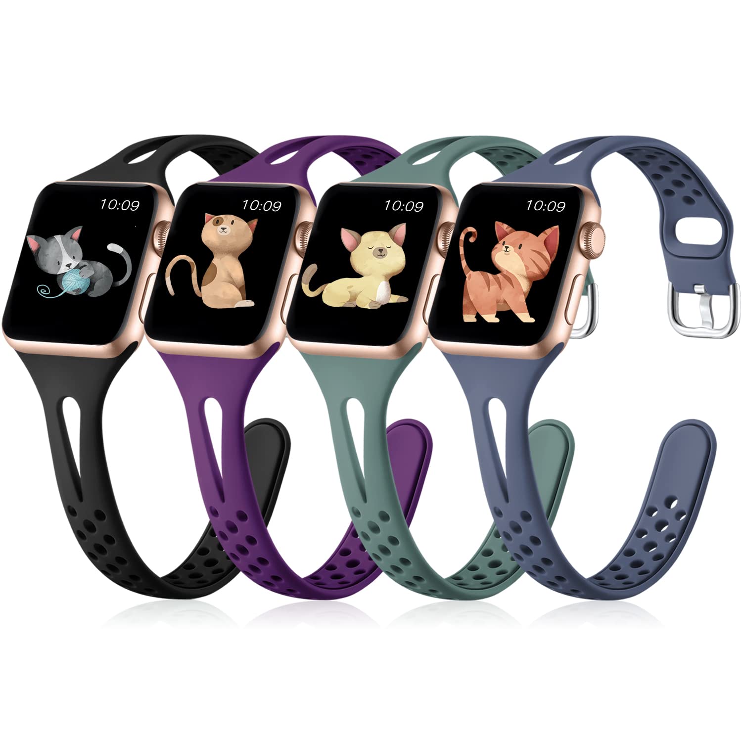 Getino Compatible with Apple Watch Bands 38mm 40mm 42mm 44mm iWatch Band for Wom