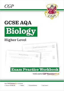 New GCSE Biology AQA Higher Exam Practice Workbook with CGP RevisionHub (CGP AQA GCSE Biology)