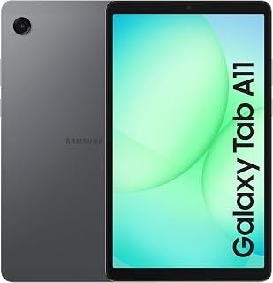 Samsung Galaxy Tab A11, Android Tablet, Sleek Design, 8.7'' Clear Display, 90Hz Smooth Motion, 64GB Storage, 4GB Memory, Dolby Dual Speakers, Grey, 3 Year Extended Warranty (UK Version)