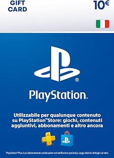 10€ PlayStation Store Gift Card per PlayStation Plus, Account italiano [Codice per email]