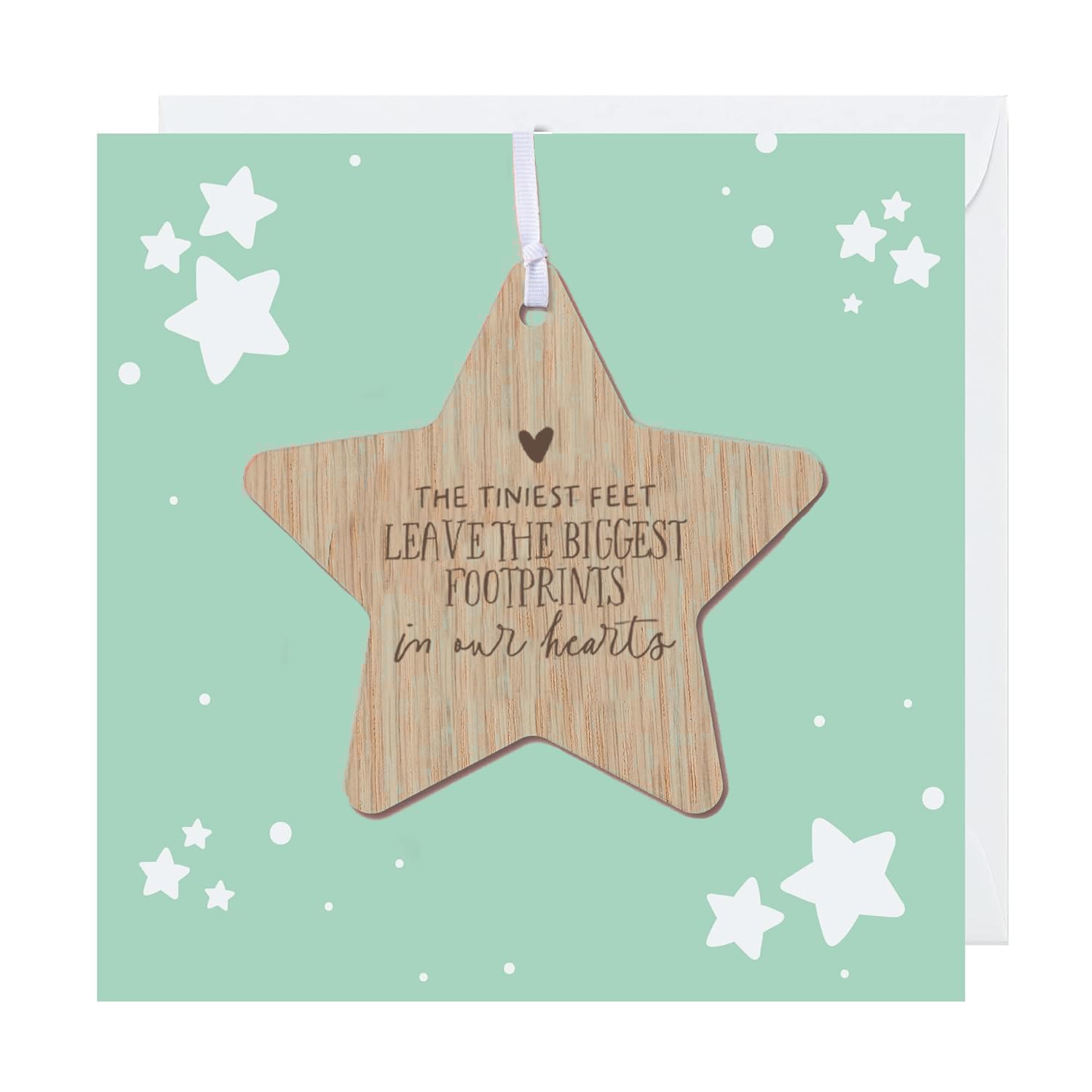 Baby Loss Memorial Gift - Miscarriage/Stillbirth Keepsake - The Tiniest Feet Lea