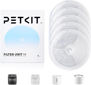 PETKIT Upgraded Filter Units 3.0 for PETKIT Cat Water Fountain 5 pcs | Replacement Fountain Filters for Eversweet 2S/3/3 Pro,Eversweet Solo/Solo2/Solo SE & CYBERTAIL