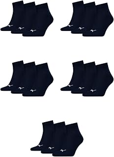 PUMA Unisex Quarter Plain 3p Sports Socks Unisex Adult (Pack of 0)