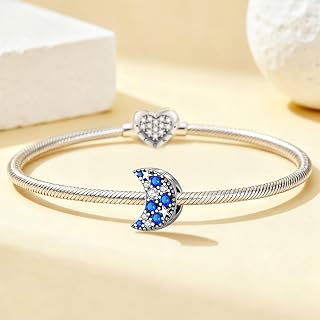 1Pc 925 Silver Fashionable Star Moon Series Beads Charms Fit DIY Jewelry Matching And Daily Outfit Decoration Gift For Women Gifts For Mom Party Favors