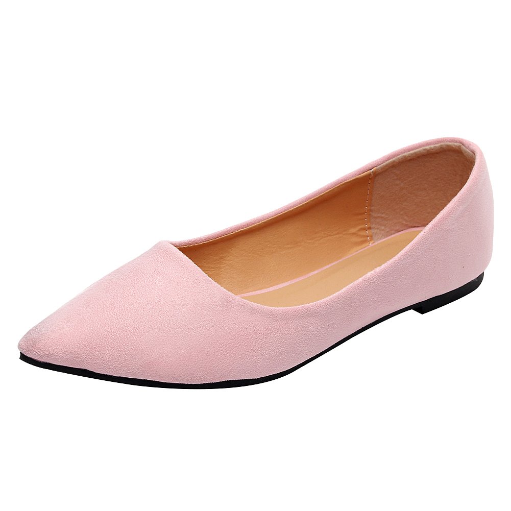 Damen Spitze Ballerinas Leicht Flatche Pumps