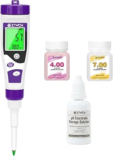 EZTOCH Food pH Meter, Digital pH Meter for Food Fermentation Canning | Smart Cooking Sourdough pH Tester for Bread Cheese Sauces, Measure pH in Water, Brewing, Meat, Sausages, Pickles, Sushi Rice