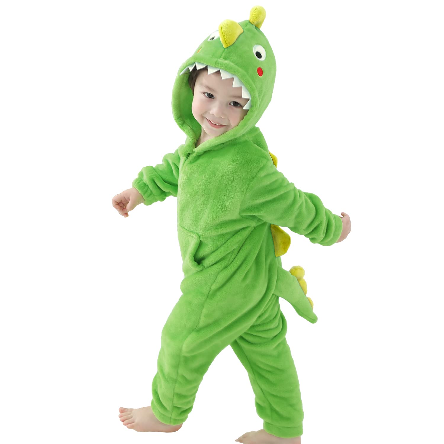 LOLANTA Children's Shark Costume, Plush Hoodie with Hood, Carnival Costumes, 2-7
