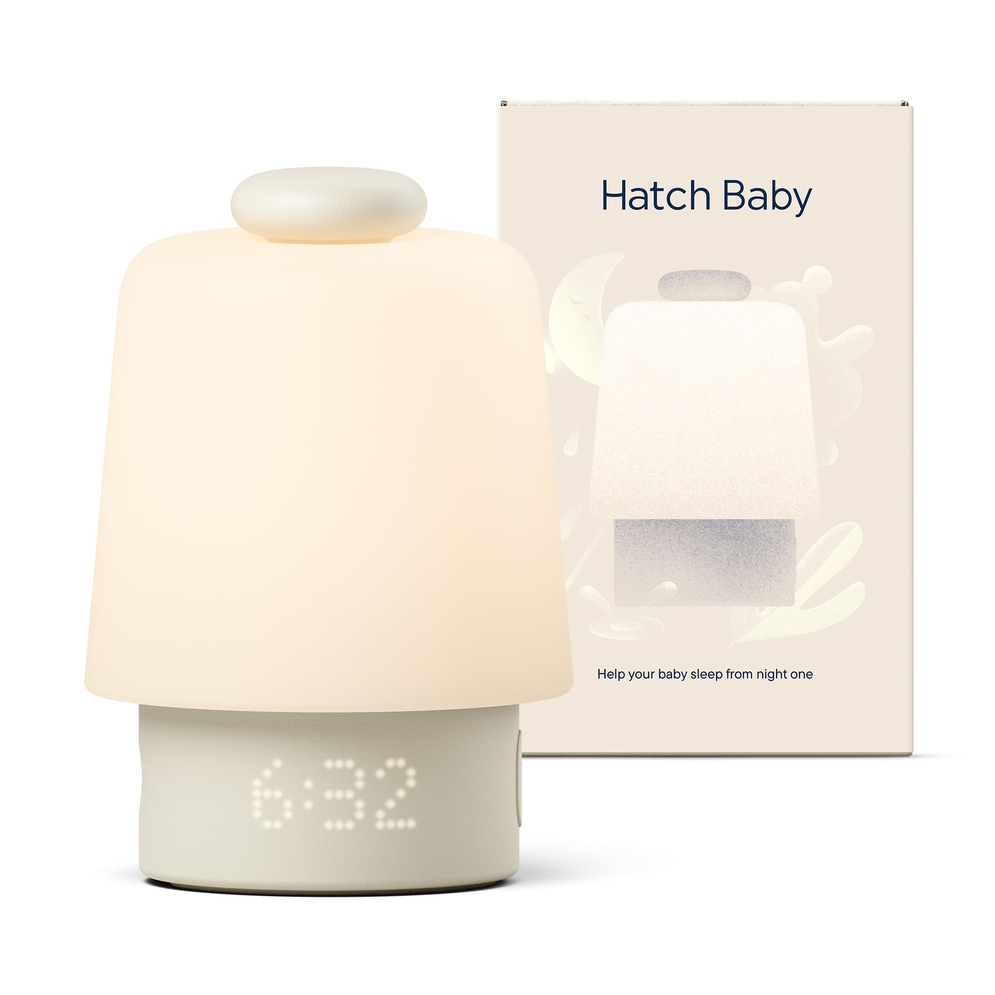 Hatch Baby Sound Machine & Night Light Routine Builder (Putty) | White noise mac
