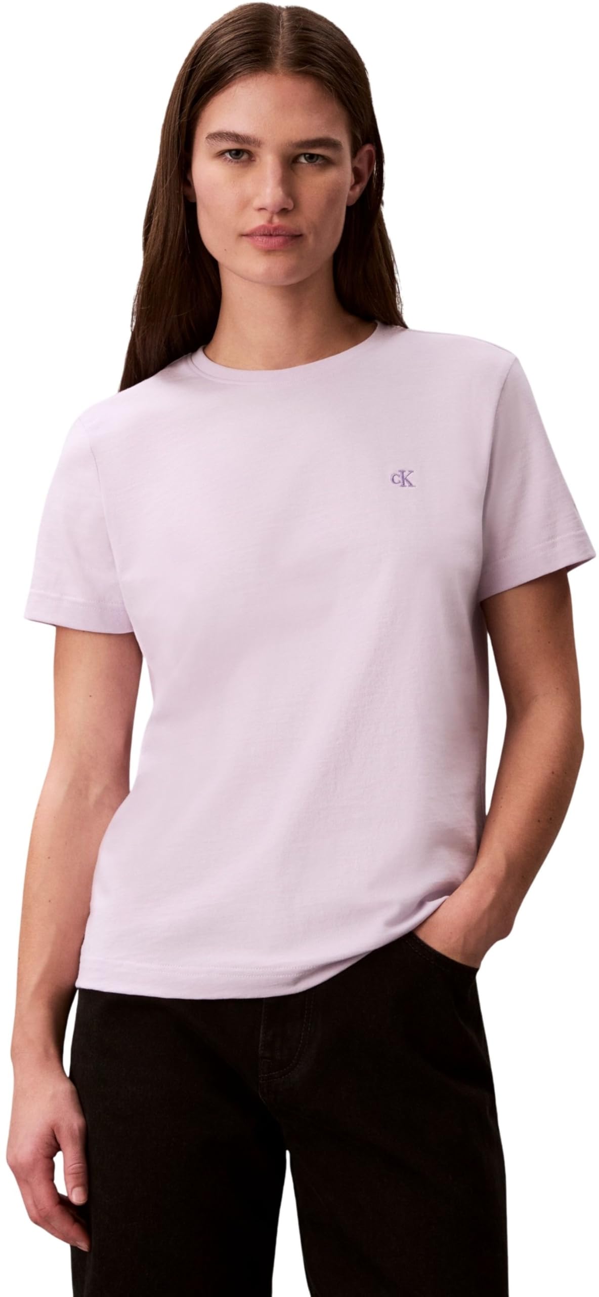 Calvin Klein Archive Women's Short-Sleeved T-Shirt with Round Neck