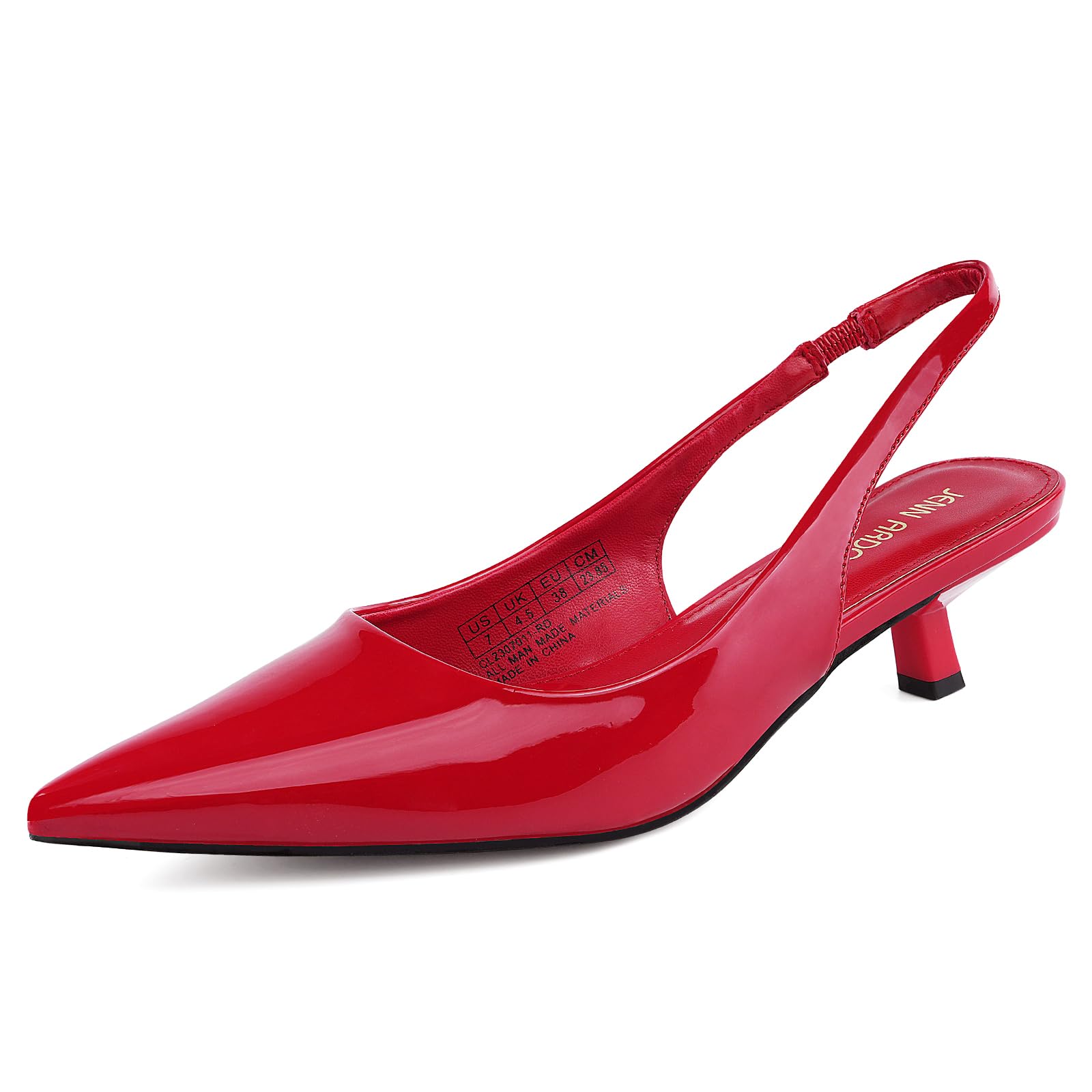 JENN ARDOR Women's Low Heels Shoes Dress Pumps Wide Width Casual Shoes Fashion