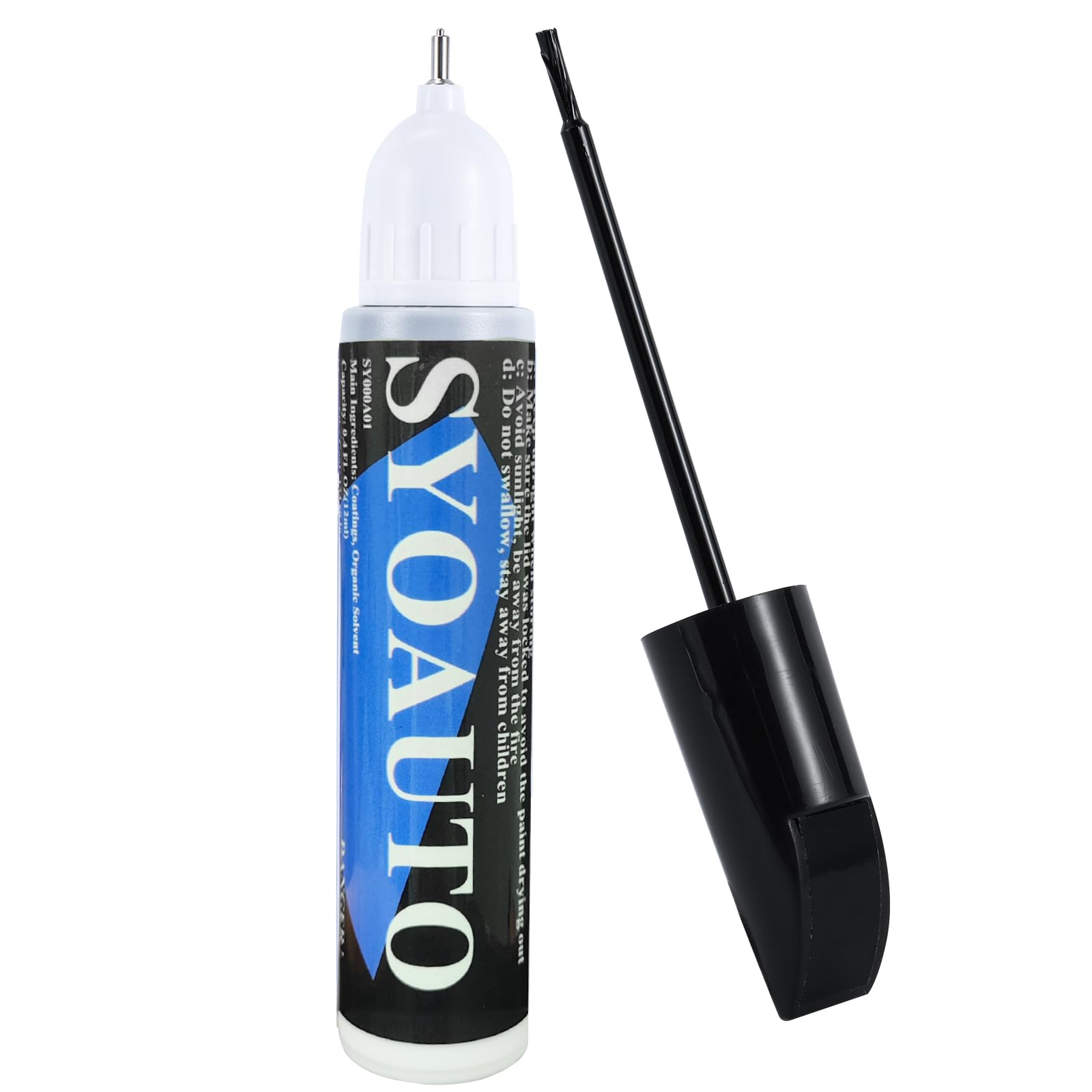 SYOAUTO Black Touch Up Paint for Cars, Auto Touch Up Paint Black Scratch Repair 