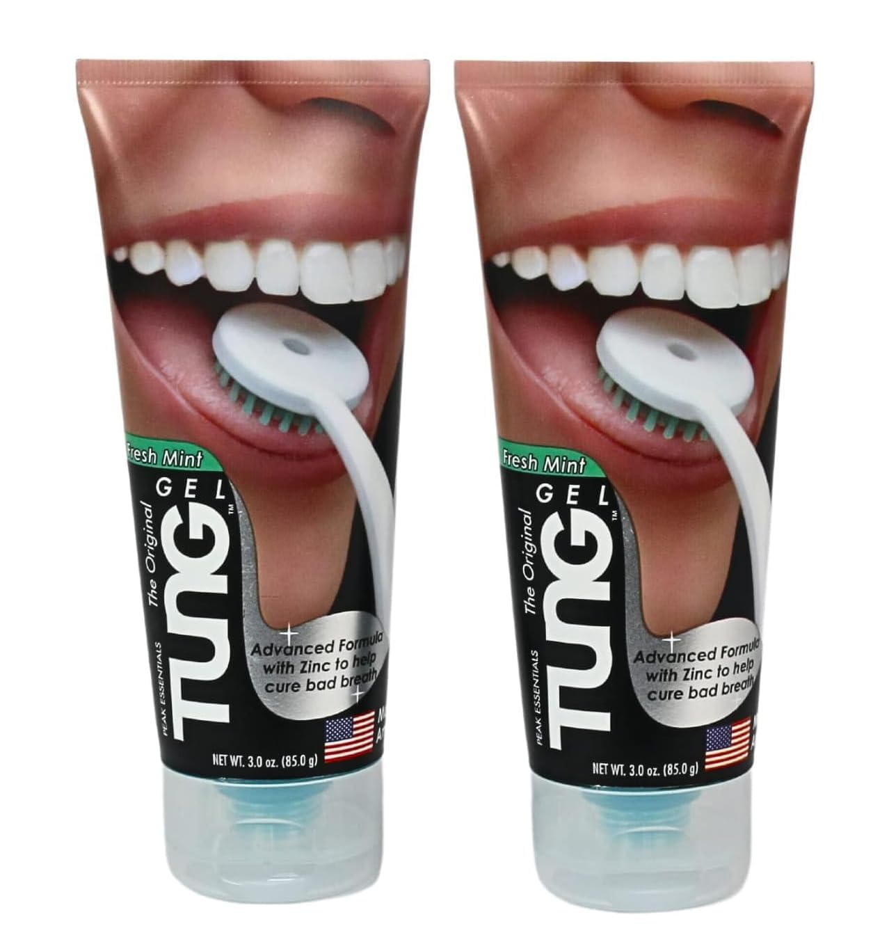 Tung Tongue Gel, Fresh Mint Tongue Cleaner Paste, Bad Breath Odor Eliminator, Ha