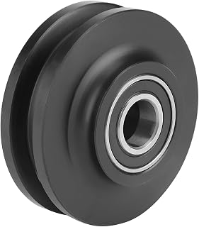 2pcs Sliding Barn Door Wheel Closet Hardware Roller Cabinet Window Pulley Home Use Interior Doors Hardware Nylon Wheels for Barn Door