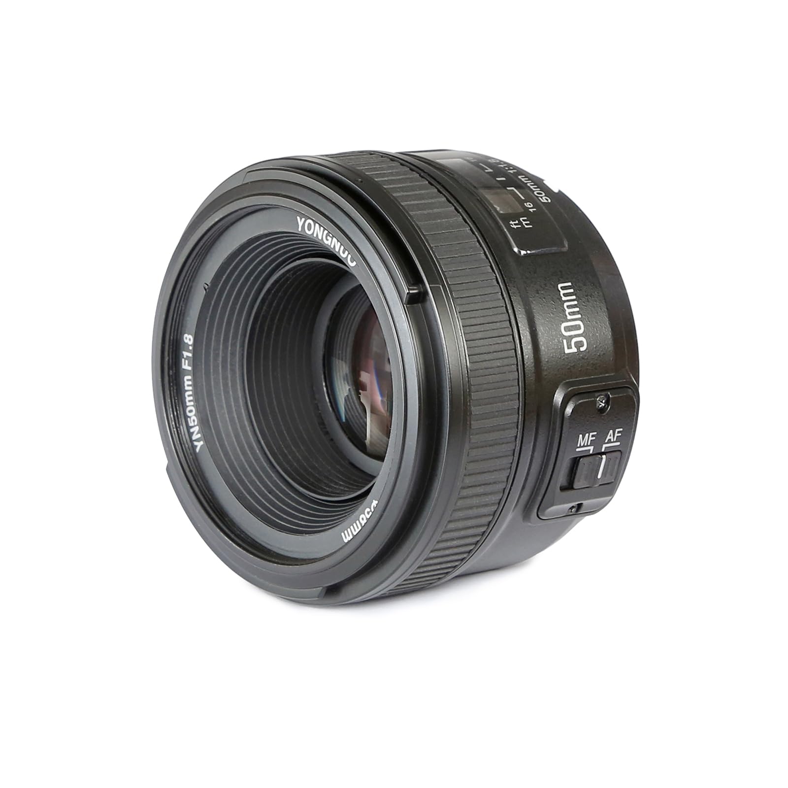 YONGNUO YN50mm F1.8N Standard Prime Lens AF for Nikon F-Mount DSLR Cameras | Lar