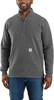 Carhartt Men's Marquette 1/4-Zip Mock-Neck Sweatshirt