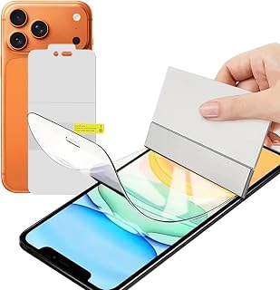 iPhone 17 Pro Max Flexible Film (Not Glass), Unbreakable Soft TPU Hydrogel Film for iPhone 17 Pro Max, Invisible Thin, Anti-Scratch, Self-Healing, 1 Piece
