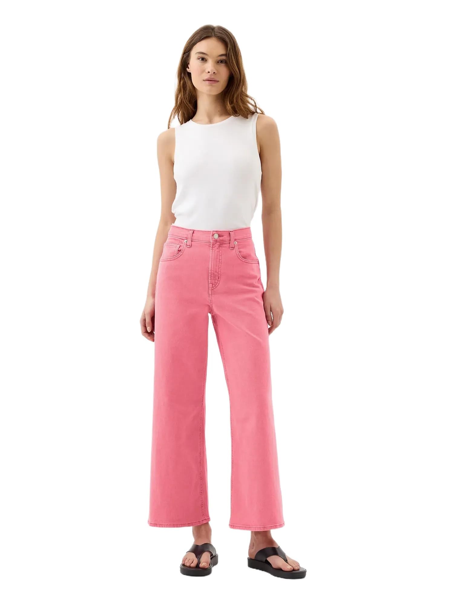 GAP Women's High Rise Wide Leg Jeans