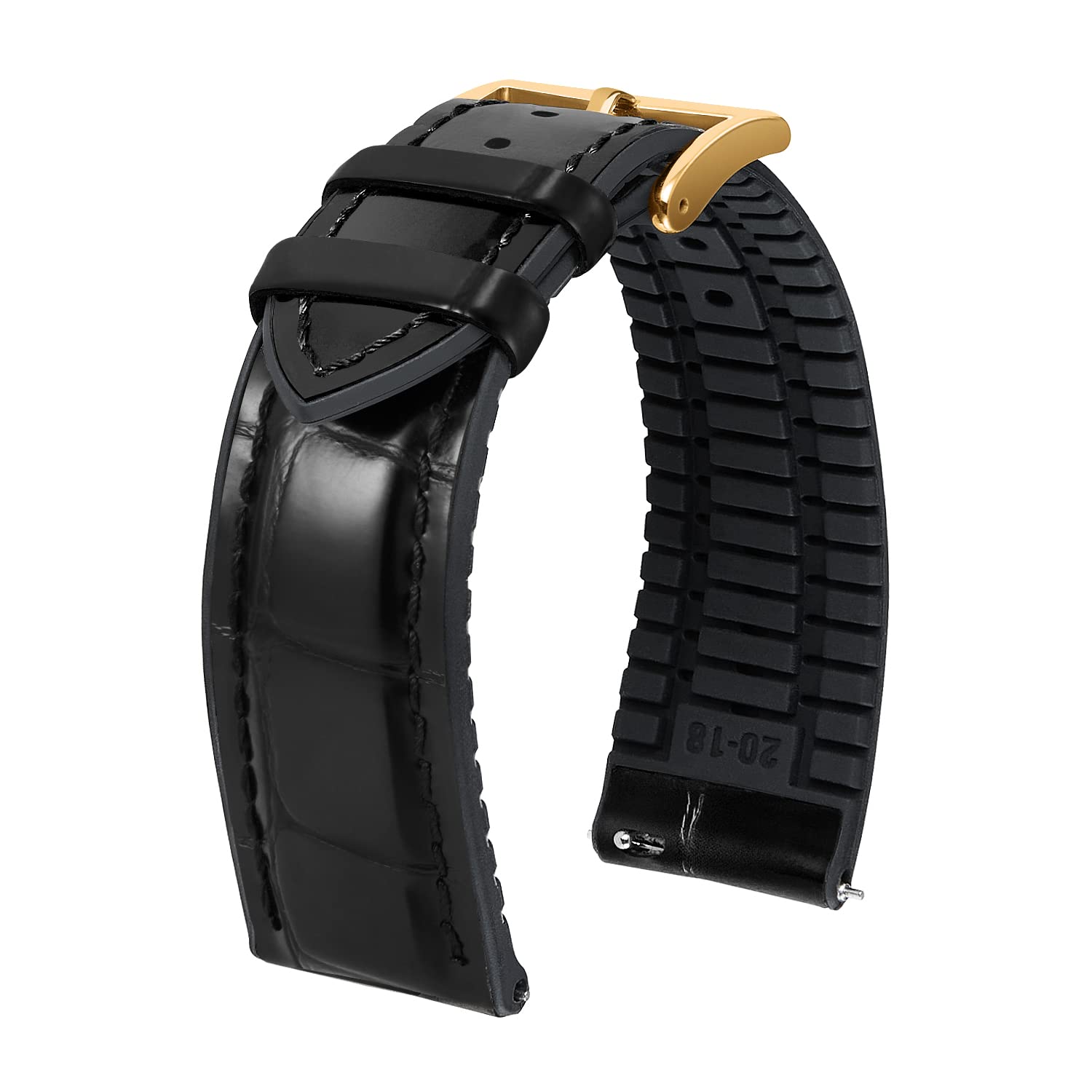 BINLUN Leather Watch Strap 14mm 16mm 18mm 19mm 20mm 21mm 22mm Quick Release Prem