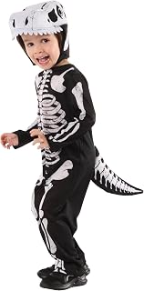 Rubie's Official Skeleton Dinosaur Costume, Kids Fancy Dress