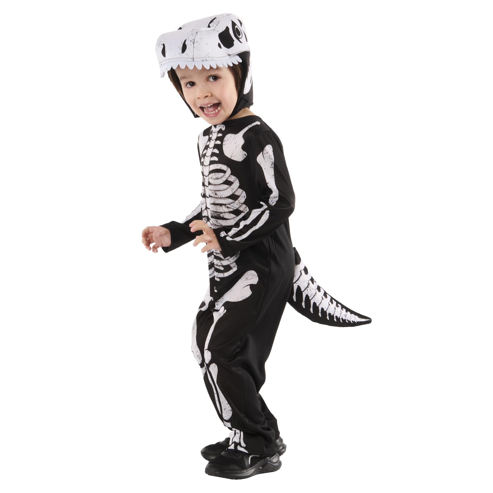 Rubie's Official Skeleton Dinosaur Costume, Kids Fancy Dress