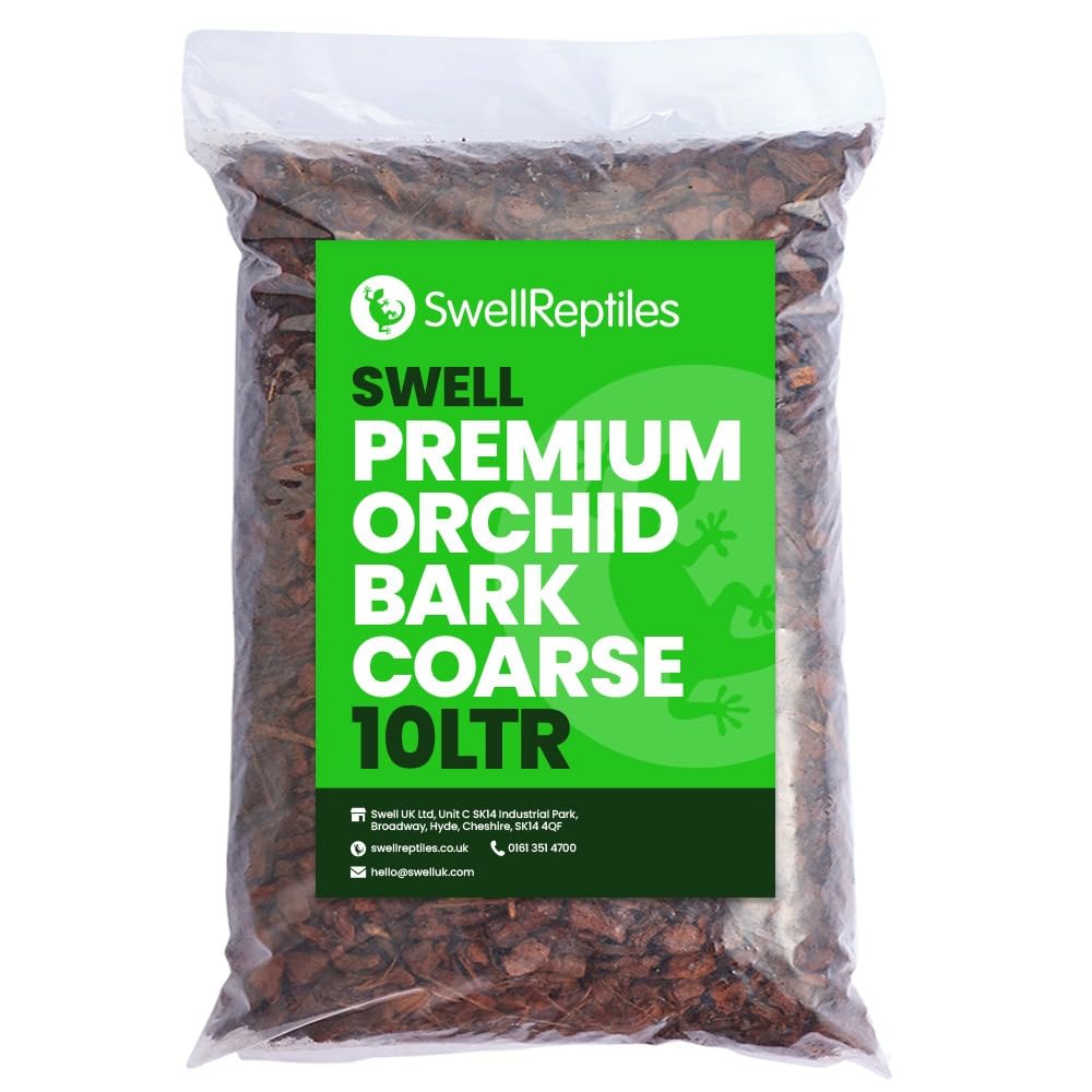 Swell Reptiles Premium Orchid Bark Substrate Coarse 10 Litres