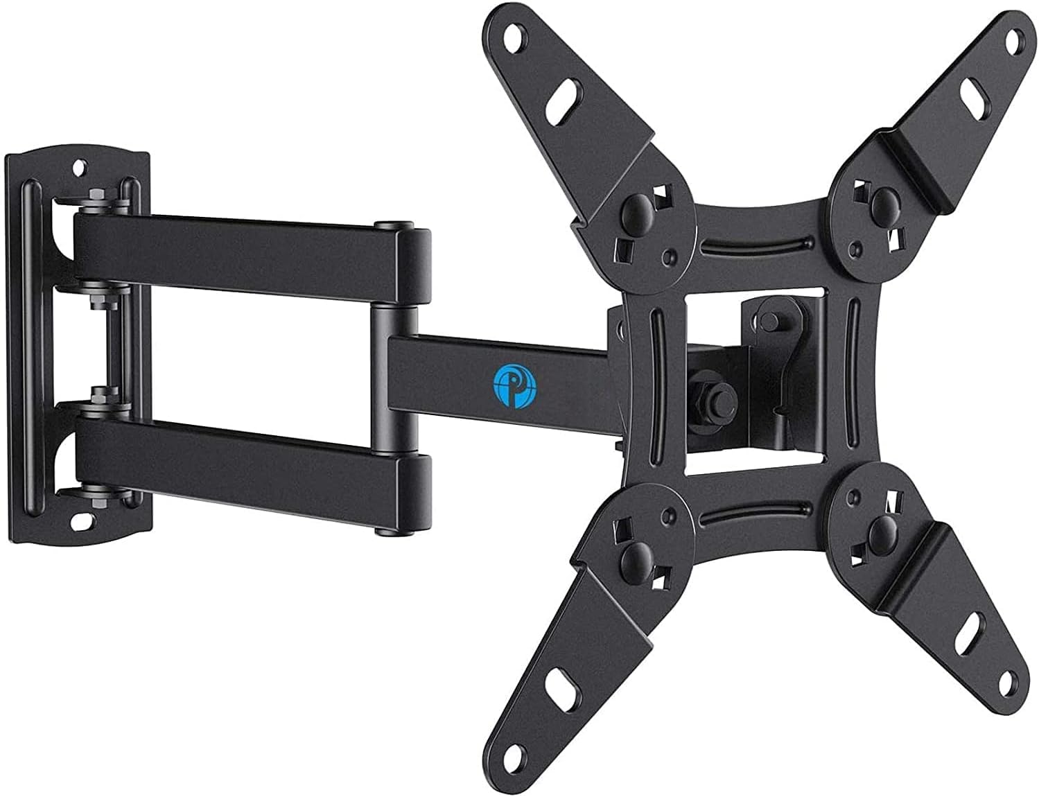 Pipishell Full Motion TV Wall Mount for Echo Show 21/15 and 13-43 Inch Flat Curv