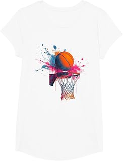 Basketball Splash Graphic Basketball Player Team Player T-Shirt