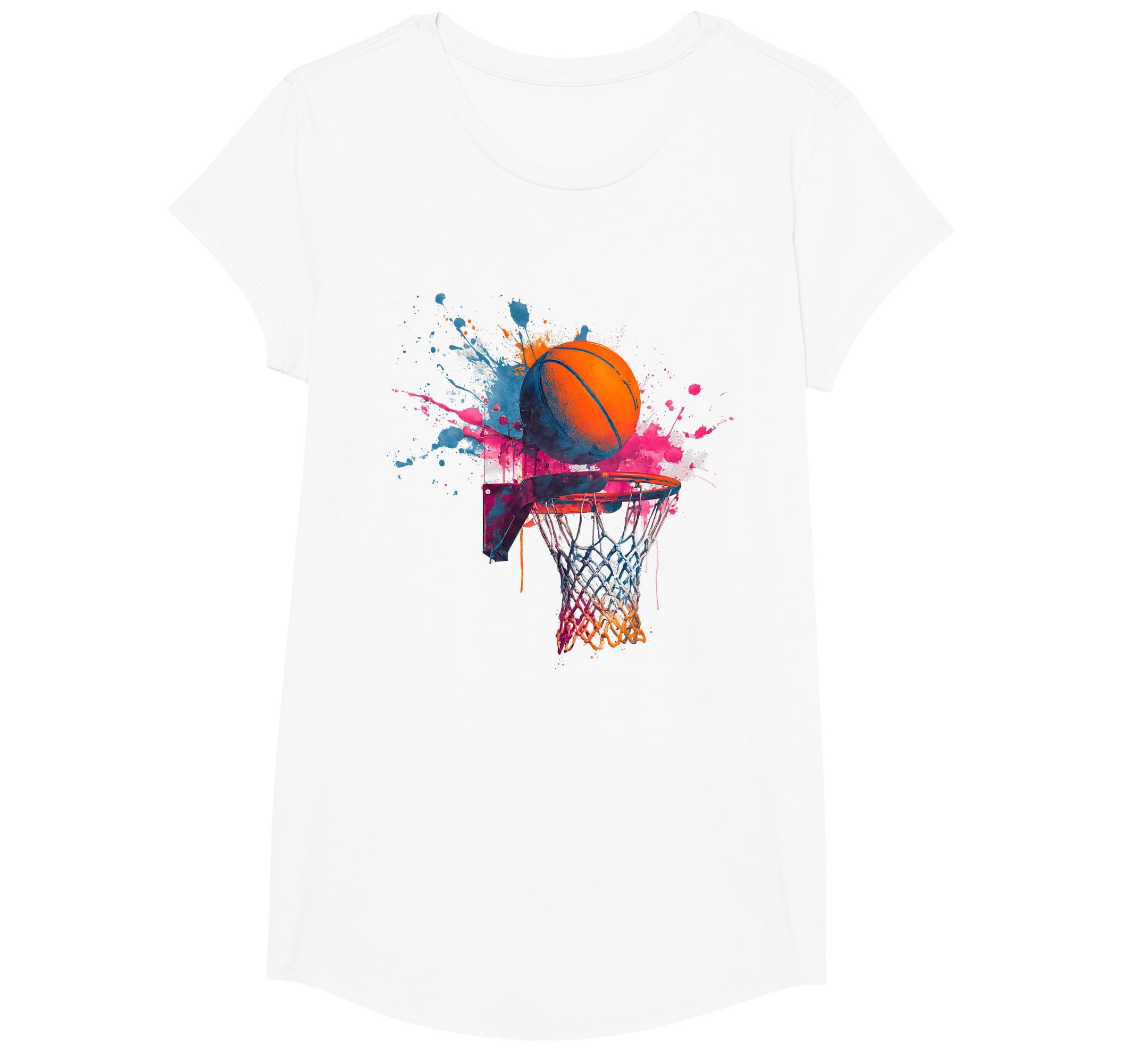 Basketball Splash Graphic Basketball Player Team Player T-Shirt
