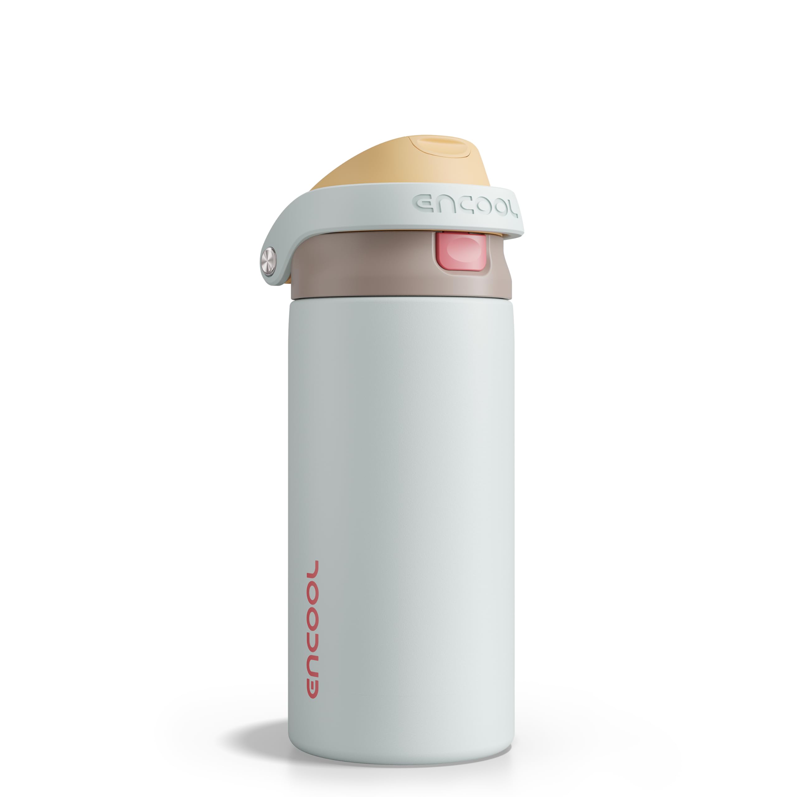 Encool SwiftSip Insulated Stainless Steel Water Bottle with Straw - Leak Proof S
