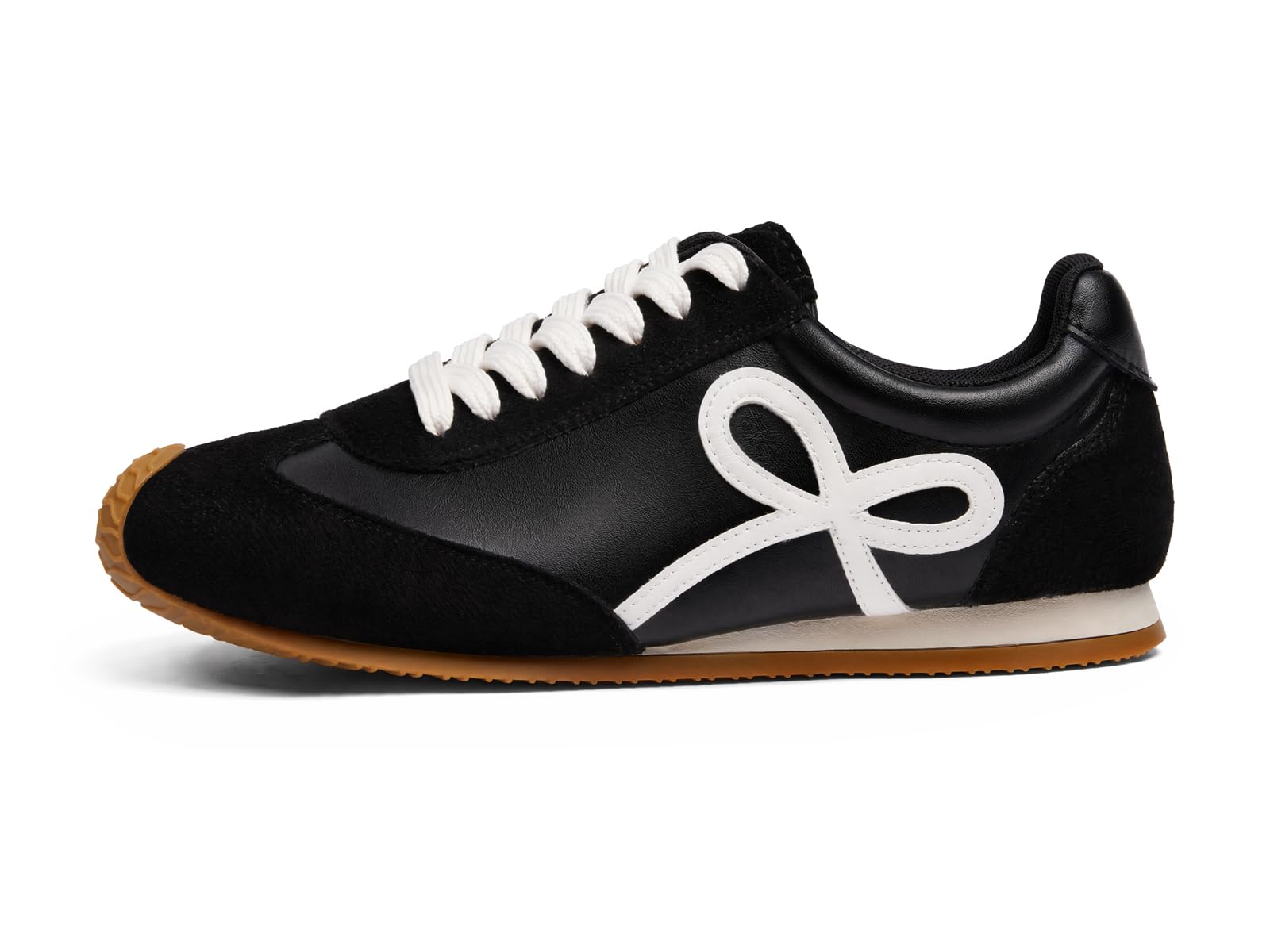 Coutgo Scarpe da ginnastica da donna, con lacci, alla moda