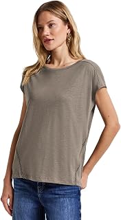 Street One Women's Crochet Detail T-Shirt