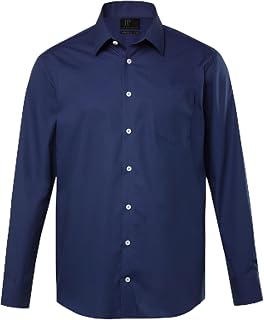 JP 1880 Men's Shirt, Business, Non-Iron, Kent Collar, Long Sleeve, Comfort Fit, Up to 8XL Shirt (Pack of 1)