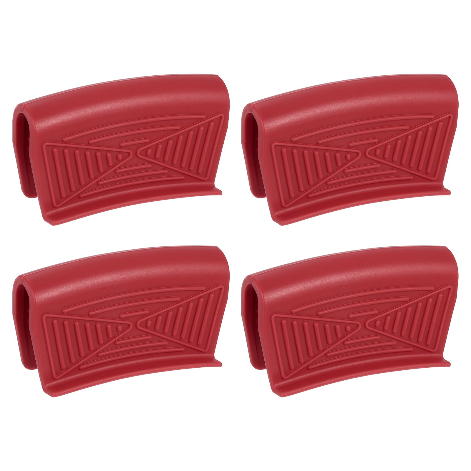 4pcs Silicone Assist Hot Pan Handle Holder Hot Skillet Handle Covers Pot Holder 