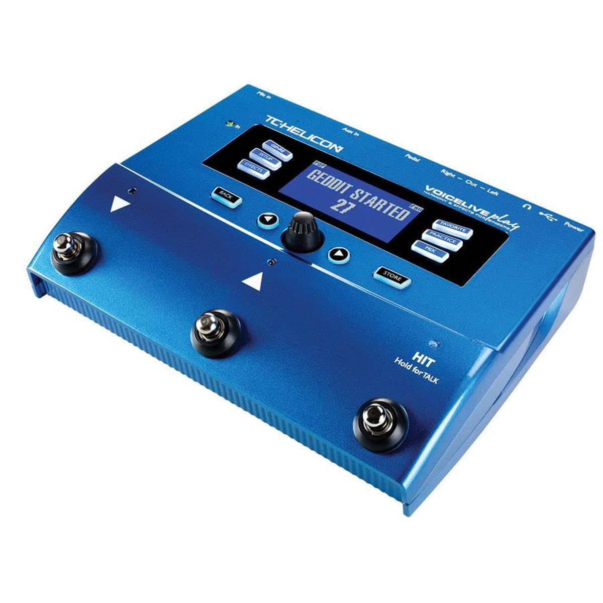 TC-Helicon VOICELIVE PLAY 3-Button Vocal Effects Stompbox with Looping