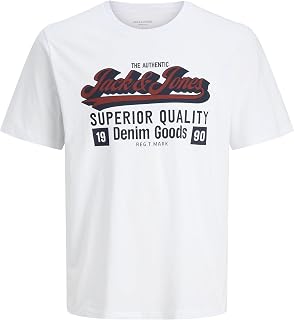 JACK & JONES Jjelogo Tee SS Oneck 2 Col Aw25 Noos Pls for Men