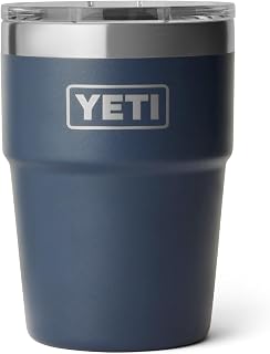 YETI Rambler 16 oz Stackable Tumbler, Vacuum Insulated, Stainless Steel with MagSlider Lid