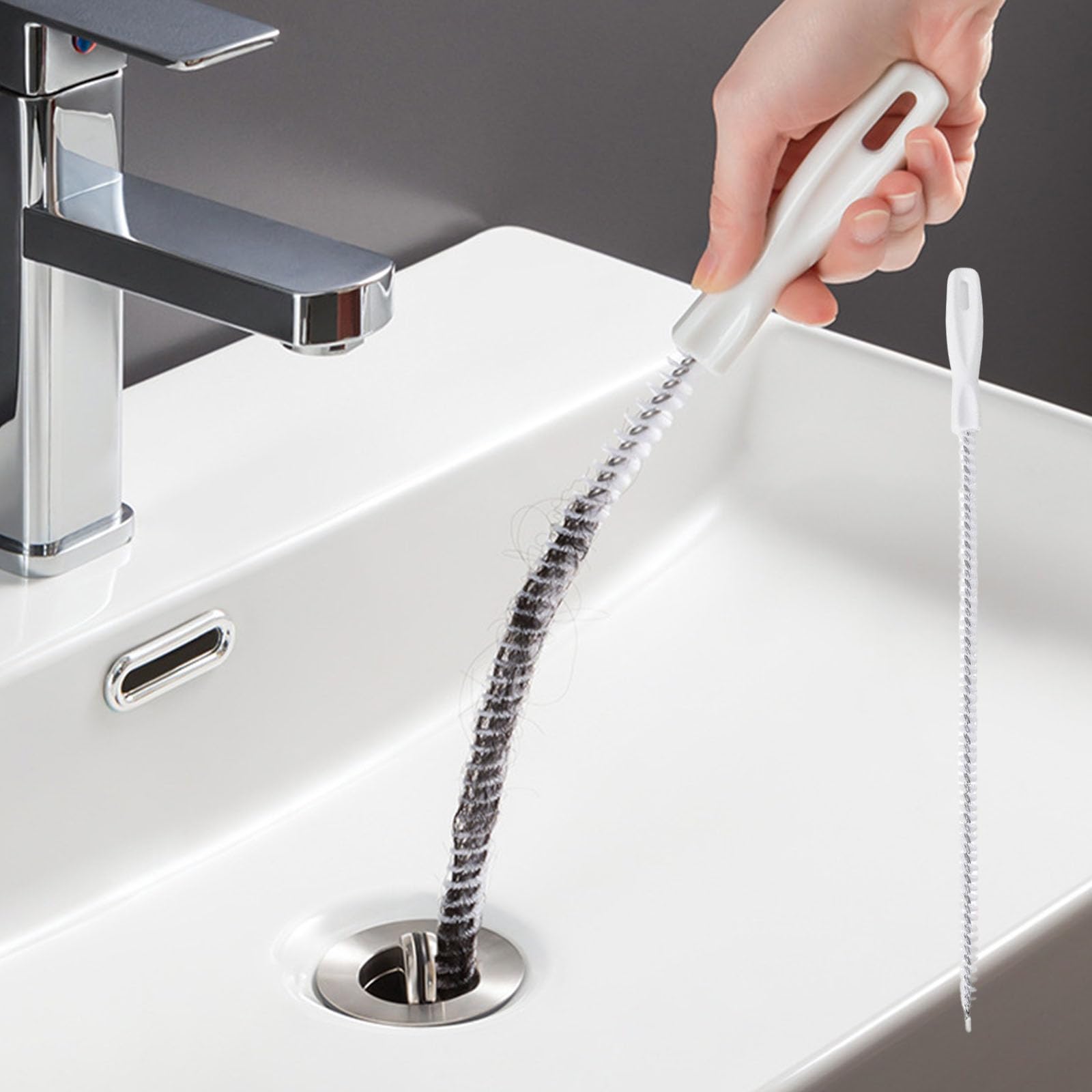 Drain Cleaning Brushs,Sink Drain Clog Remover,Pipe Cleaning Brush,Drain Clog Rem