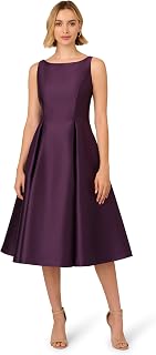 Adrianna Papell - Women's Cocktail Dress - Sleeveless Tea Length Dress - Simple, Elegant, Everyday Style