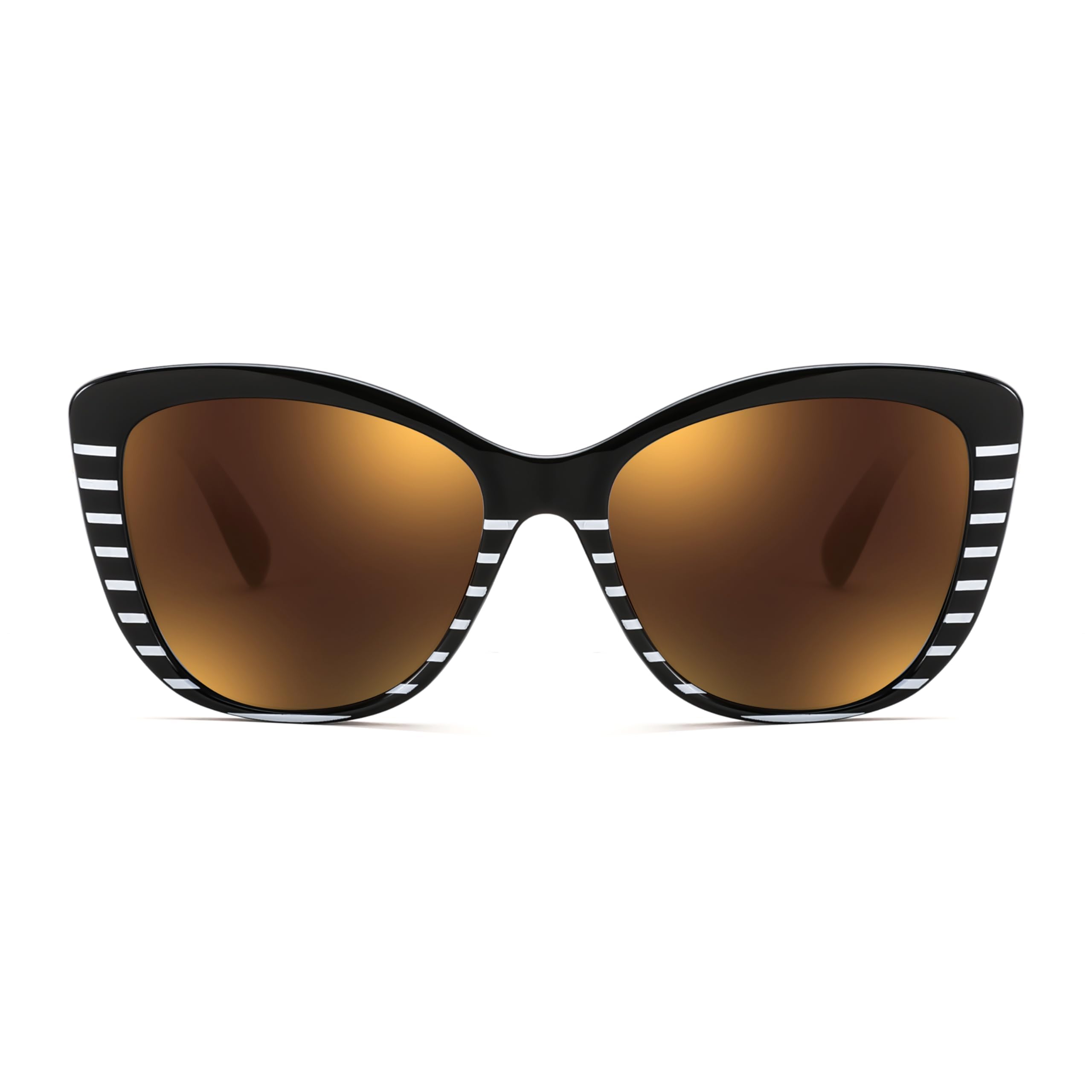 FEISEDY Polarized Sunglasses American Womens Square Cat Eye Shades B2451