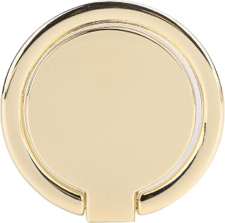 360 Degree Rotating Metal Stand with Powerful Magnetic Plate, Universal Cell Phone and Tablet Holder (Gold)